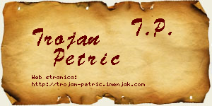 Trojan Petrić vizit kartica